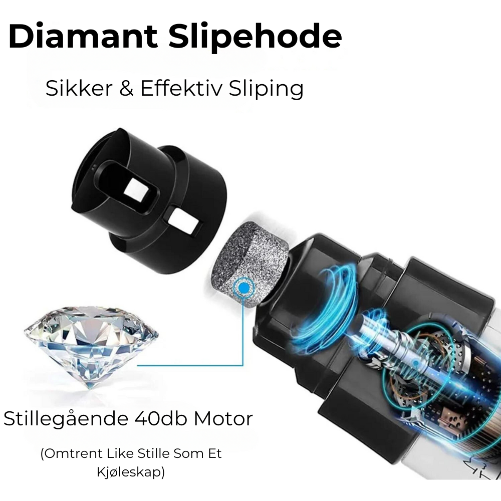 SoftGrind Pro™ - Elektrisk Smertefri Negletrimmer